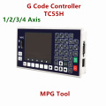 1-4 axis CNC controller TC55H USB Stick G code Spindle Control Panel MPG Stand Alone lathe milling machine controller