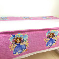108x180cm 1pcs Princess Sofia Theme Tablecloth Kids Happy Birthday Party Supplies Decoration Baby Shower Disposable Table Cover