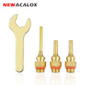 NEWACALOX Large Diameter Hot Melt Glue Gun Nozzle 1.5x55mm 2.0x38mm 3.0x38mm 3PCS/lot High Quality Steel Material