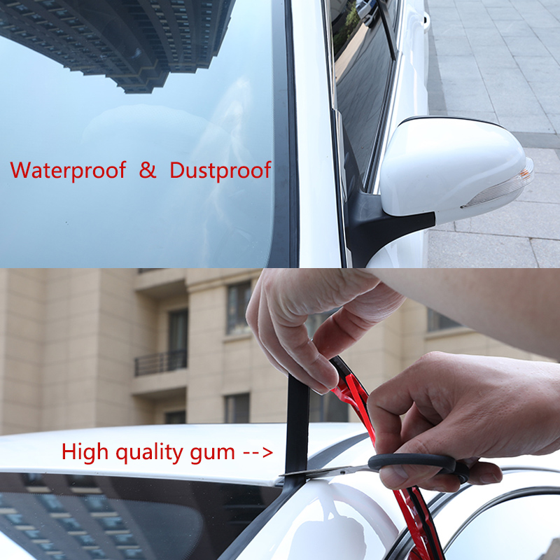 16MM Rubber Car Door Seal Auto Roof Windshield Sealant Protector car Seal Strip Sound Insulation Window Seals For Auto