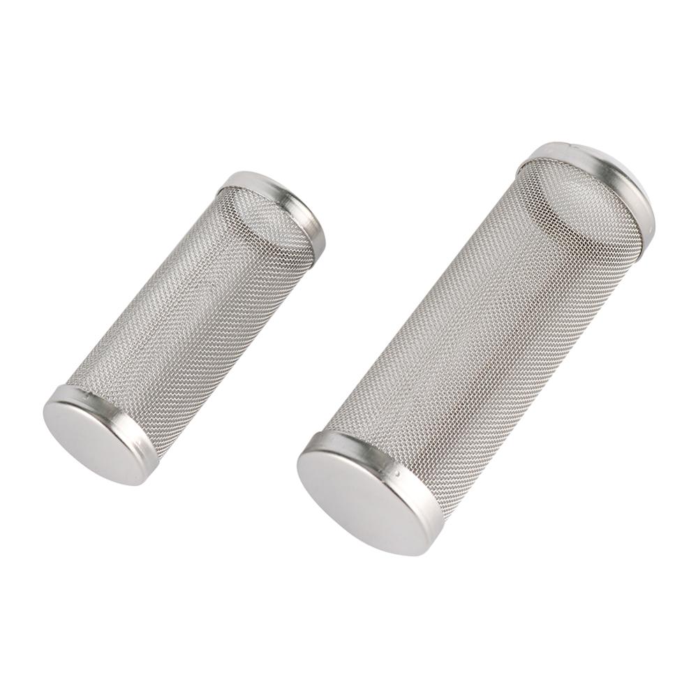 12mm/16mm Fish Tank Filter Stainless Steel Case Mesh Shrimp Nets Special Cylinder Filters Inflow Inlet Protect Aquarium Fittings