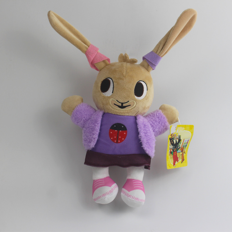 Bing Rabbit Stuffed Doll Plush Toys Stuffed Panda Hoppity Animation Action Toys For Children Soft Animal Panda Dolls Kawaii Toy