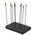 9 x 14 Holes Painting Stand Base with 10Pcs Metal Alligator Clip Stick Modeling Tool Set Toys Hobbies Accessories