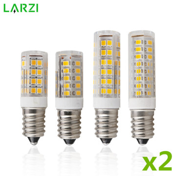 2pcs/lot Mini E14 LED Lamp 3W 4W 5W 7W AC 220V 230V 240V LED Corn Bulb SMD2835 360 Beam Angle Replace Halogen Chandelier Lights