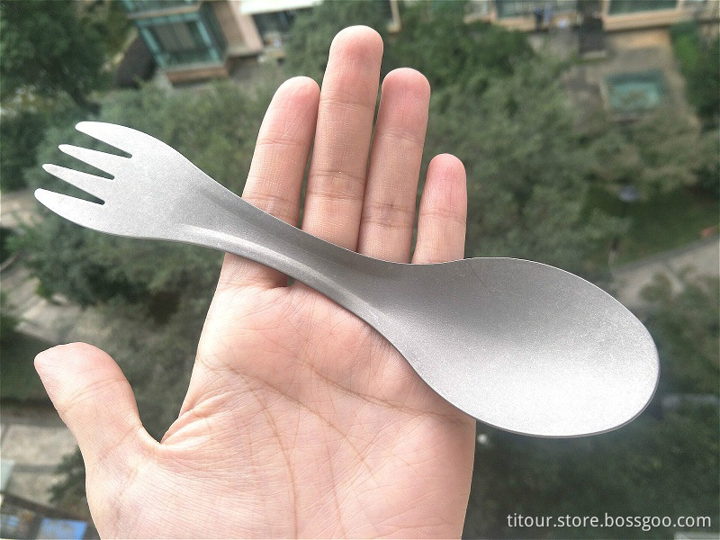 Pure Titanium Dual Purpose Spoon