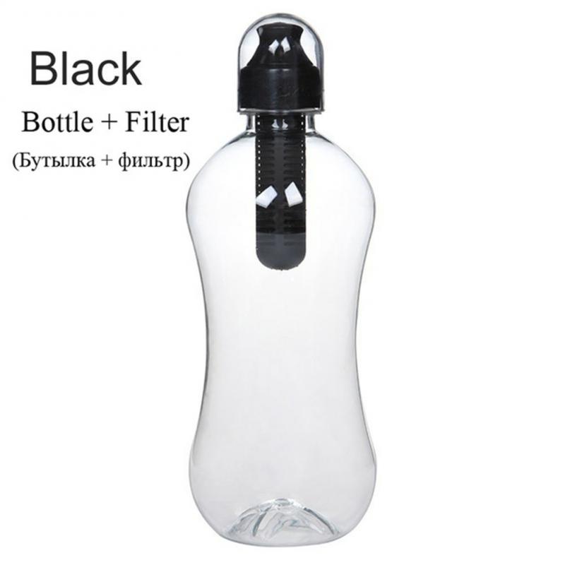 550ML Portable Outdoor Filtering Water Drinking Bottle With Built-In Filter Travel Water Bottle Balance Bio Energy Bottle Home