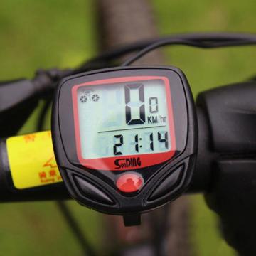 LCD Digital Bicycle Computer Bike Backlight Waterproof Speedometer Odometer