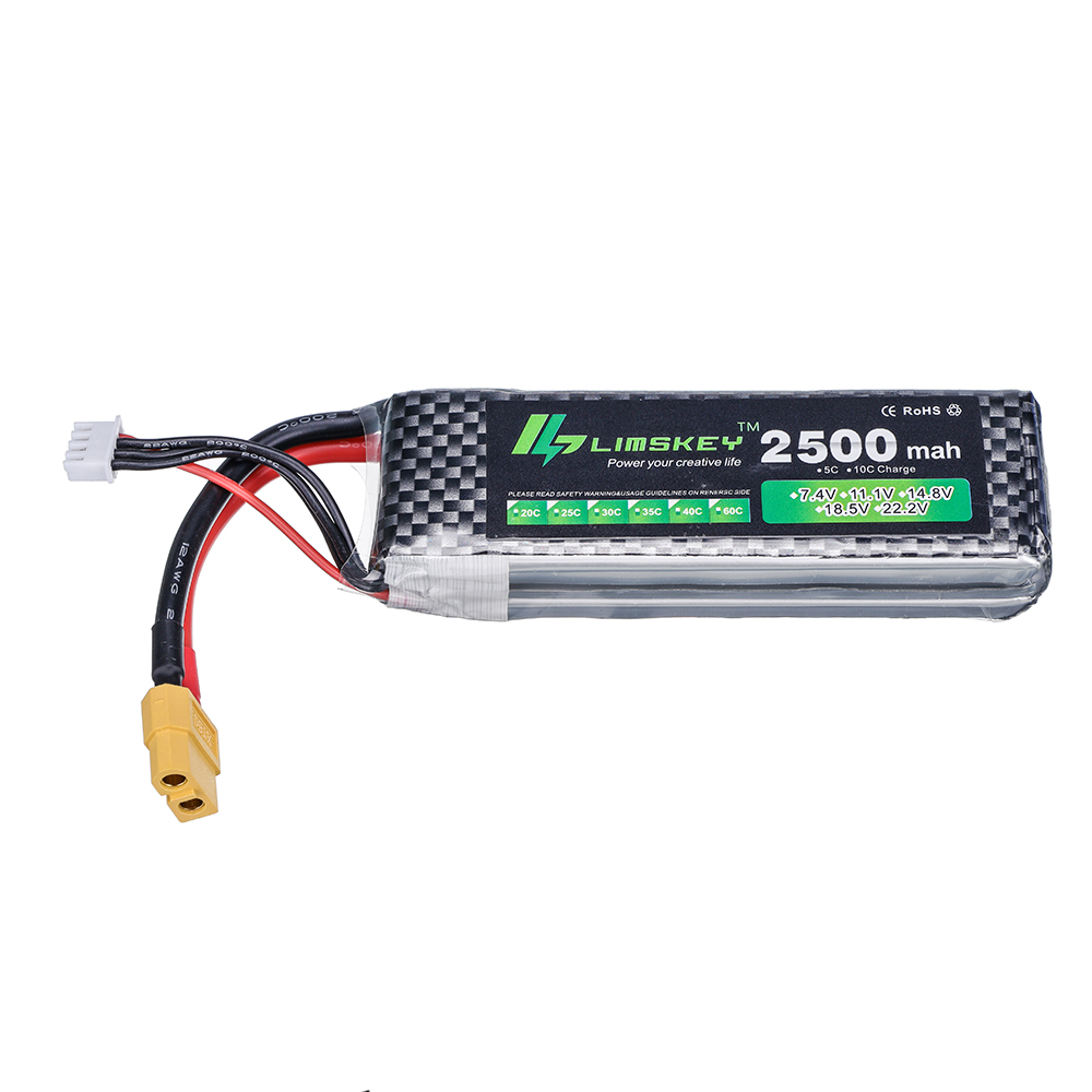11.1V LiPo Battery For RC Car Airplane Helicopter High Power 11.1 v 2500mAh 3S Battery for RC toys accessories XT60 Plug 803496