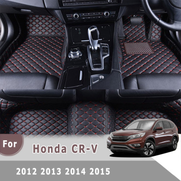 RHD Carpets For Honda CR-V CRV CR V 2016 2015 2014 2013 2012 Car Floor Mats Auto Parts Waterproof Leather Floor Foot Liners