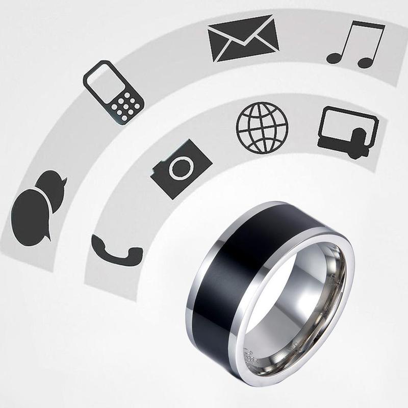 Multifunctional Waterproof Digital Smart Ring NFC For Android Screen Mobile Finger Rings unlocking Phone APP New Arrival