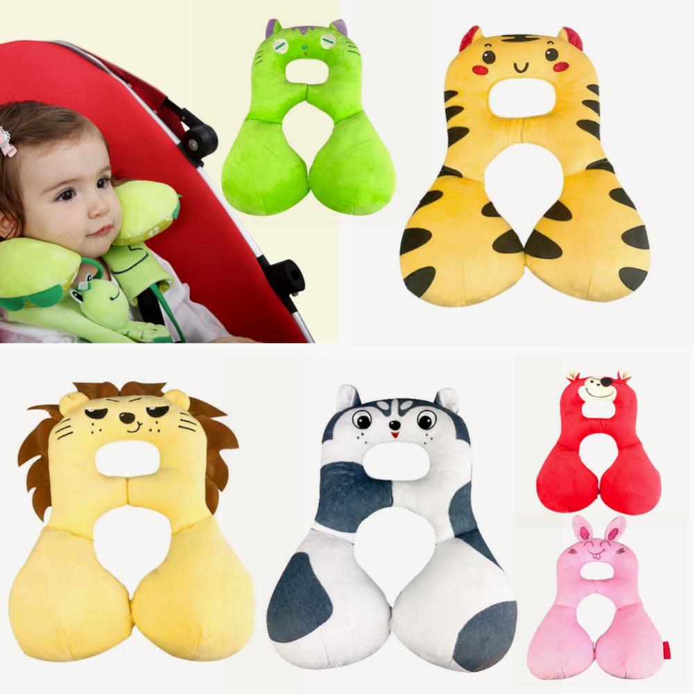 Baby Kids Car Pillow Headrest Cushion Travel Neck Pillow Car Safety Seat Head Support Shoulder Pad Head Neck Protector Cushion
