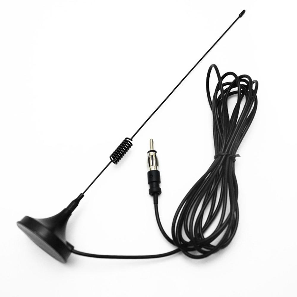Car Am/Fm Radio Antenna Aerial Stereo Signal Trunk Mount-in Aerials With 2.8 Extension Cable For CD Car Radio