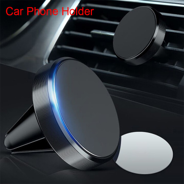 360 Magnetic Car Phone Holder Air Vent Mount for Iphone X XS MAX 8 7 6 Plus Mobile Phone Holder for Samsung Xiaomi Redmi Huawei