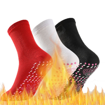 1pair Men Women Winter Magnetic Socks Tourmaline Self Heating Socks Comfortable Warm Massager Sock Foot Care Therapy Pression