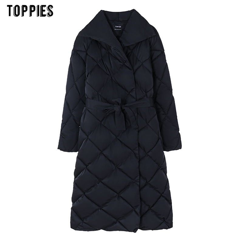 Toppies Winter Coat Women Parkas Thicker Warm Plaid Bubble Coat Korean Puffer jacket fashion outwear