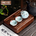Tea Tray Trumpet Filled with water tray mahogany Tea Table Wenge wood Ebony Chinese Trays
