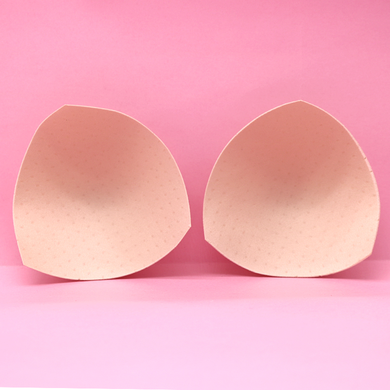 2Pairs Push Up Bra Pads Triangle Sponge Pads for Women Removable Insert Breast Enhancers Bra Pads Intimate Accessories Bra Cups