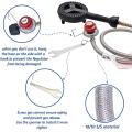 20PSI High Pressure Adjustable Propane Regulator Hose Set