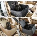 3 Colors 2 in 1 Functional Deluxe Single Car Front Seat Kennel Cover Nylon Waterproof Non-Slip for Cat Dog Pet Travel Outdoor