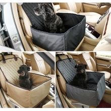 3 Colors 2 in 1 Functional Deluxe Single Car Front Seat Kennel Cover Nylon Waterproof Non-Slip for Cat Dog Pet Travel Outdoor