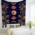 Psychedelic Flower Moon Tapestry Wall Hanging Starry Sky Room Decor Large Carpet/Sheets/Yoga Mat Art Home Decoration Accessories