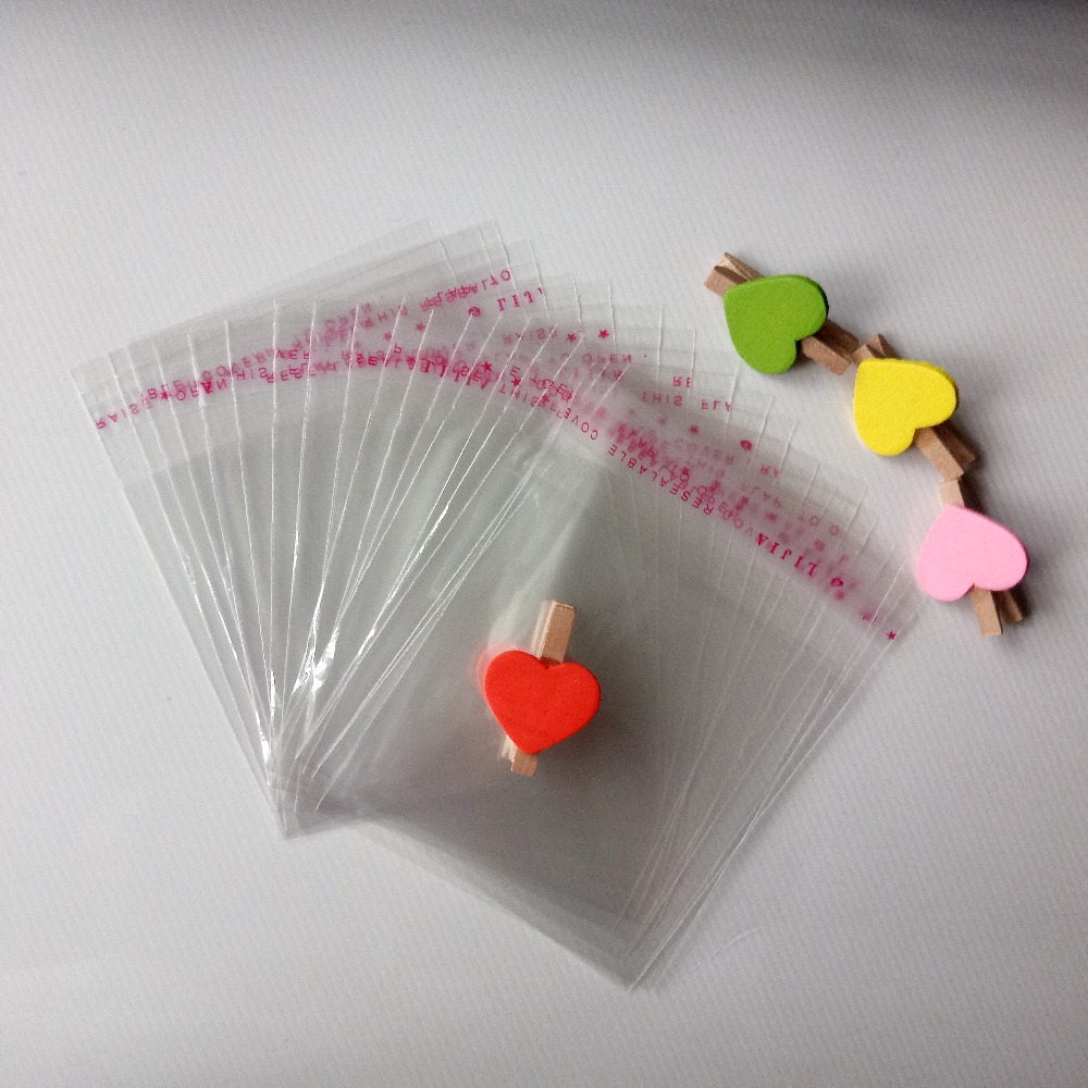 5000pcs Transparent Gift Bag Self Adhesive Seal OPP Plastic Candy Bag Clear Gift Packaging Bags For Jewelry Wedding Packing Bags