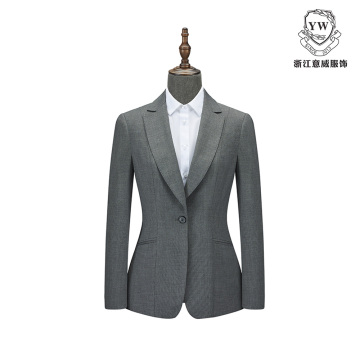 Grey Houndstooth Women's Suit YD01201