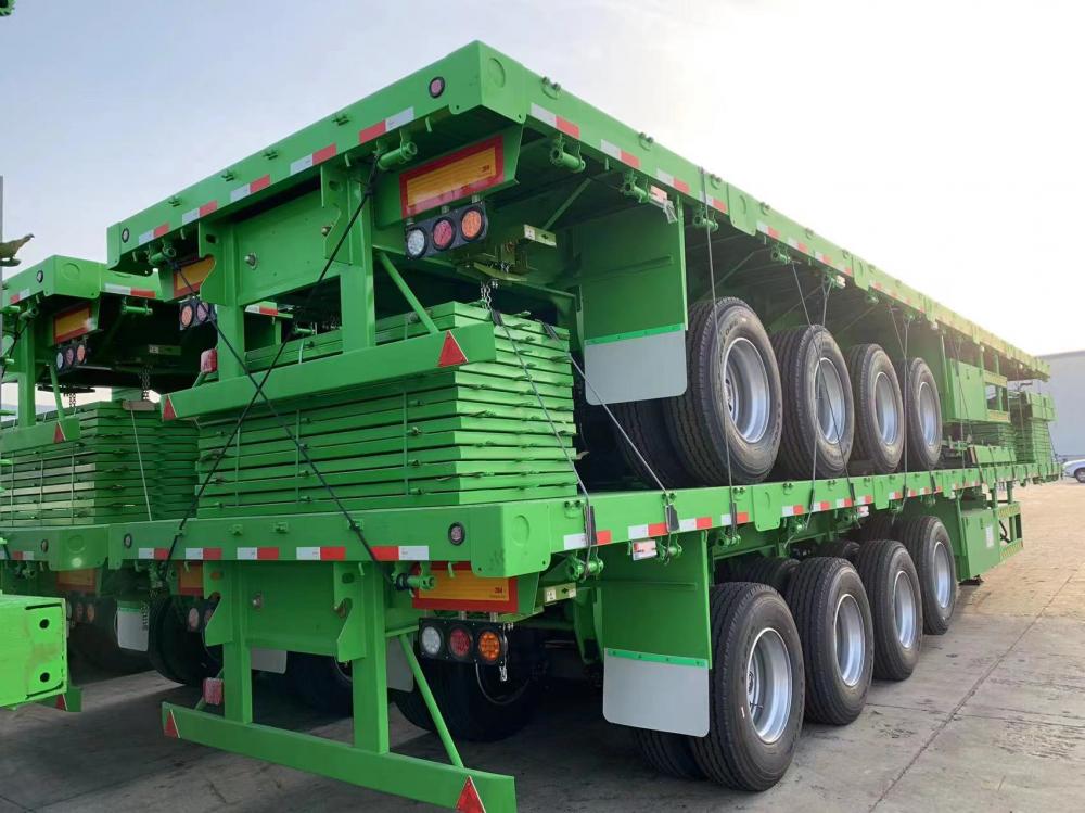 4 Axles Fence Semi Trailer