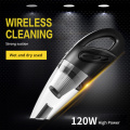 Portable Mini Car Vacuum Cleaner Wireless Handheld 4800Pa Auto Car Interior Cleaner Home Indoor Mini Vacuum Cleaner 12V 120W