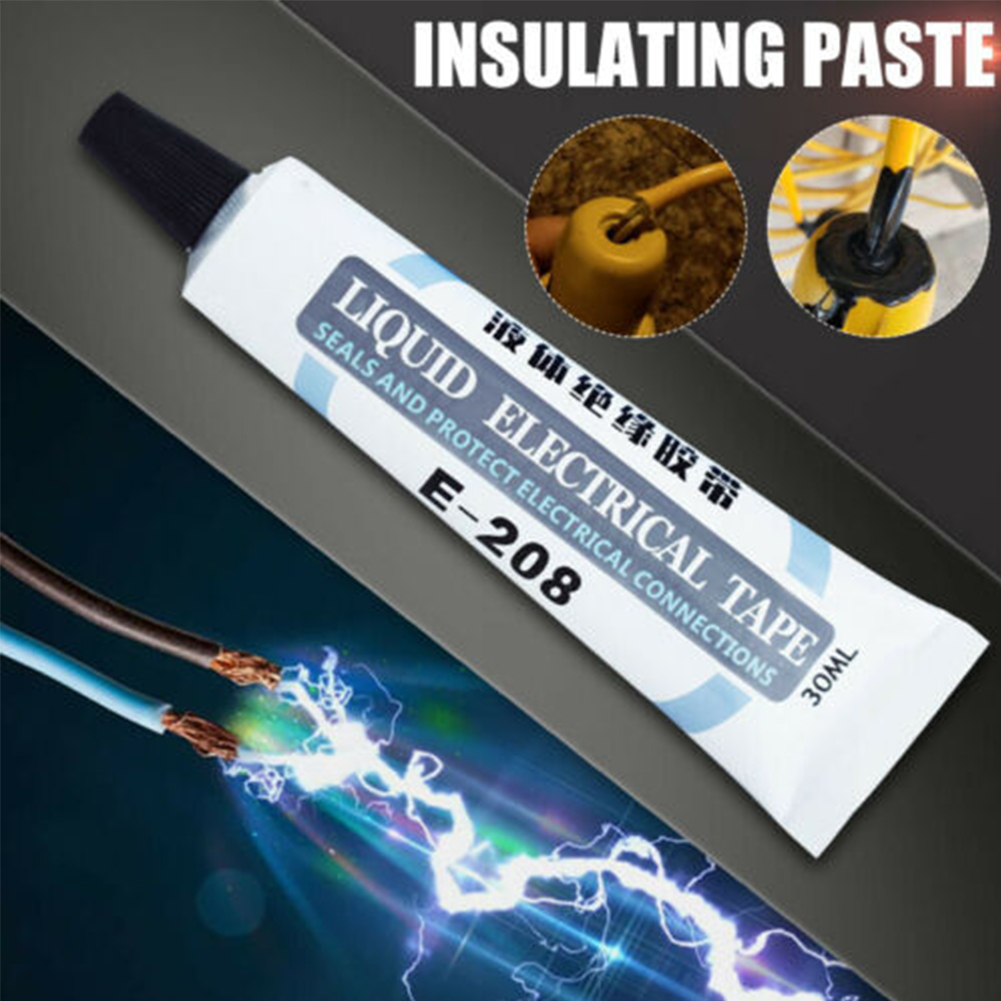 30ml Electric Circuit Board Tube Paste Sealing Home Repair Portable Waterproof Fast Dry Electrical Tape Office Liquid Insulation