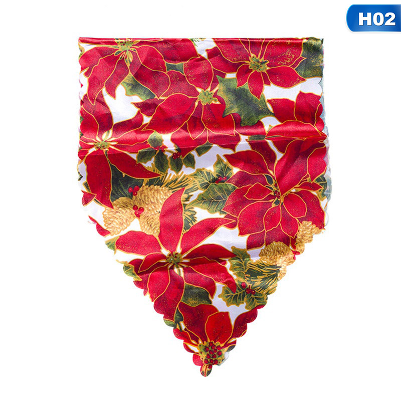 180*35cm Christmas Table Runner Ornaments Christmas Decorations for Home New Year Noel Natal Party Table Flags
