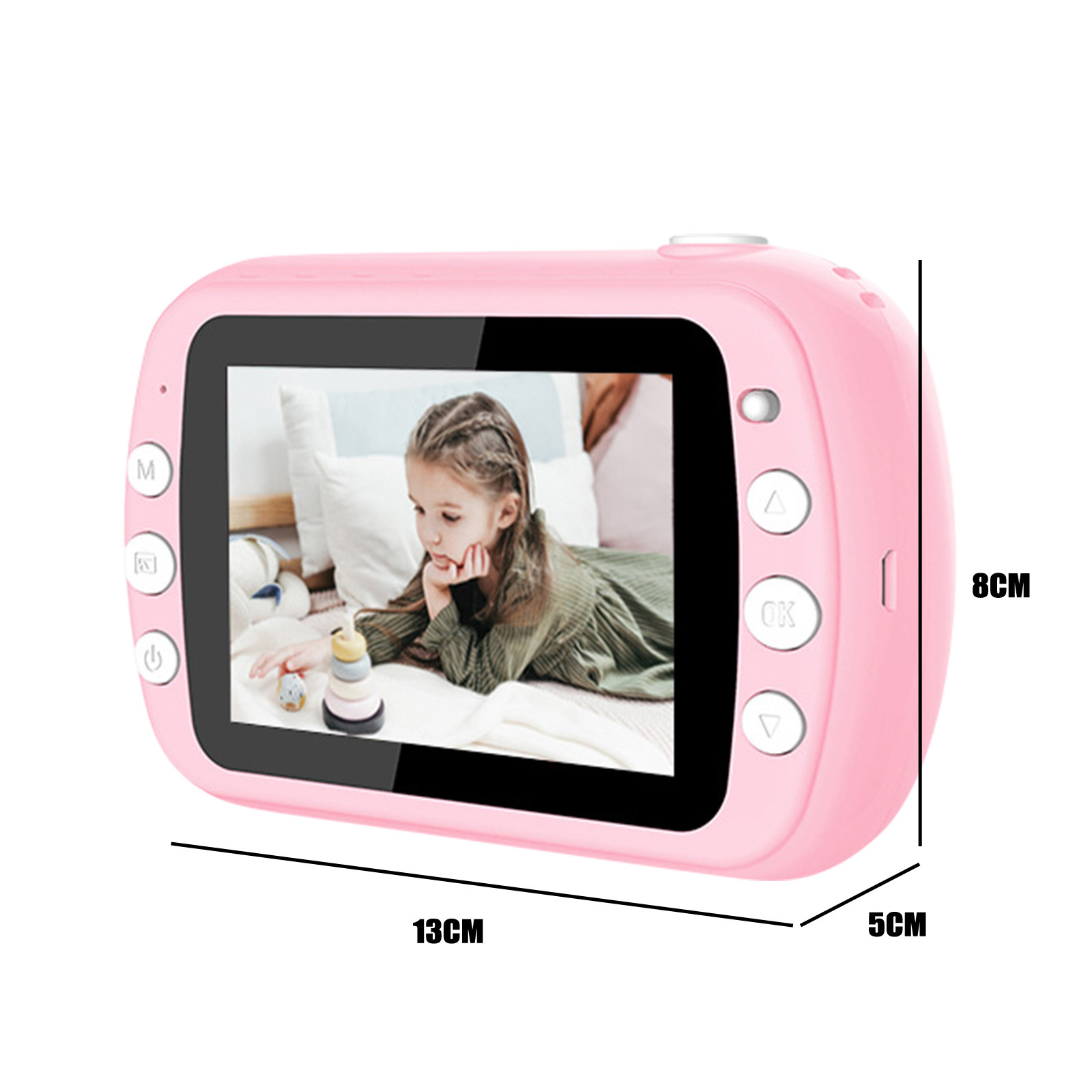 Hot Mini Digital SLR Camera for Kids,1080p 12.0Million Pixels Thermal Instant Print Photo Toys Camera Video Children Toy Gift