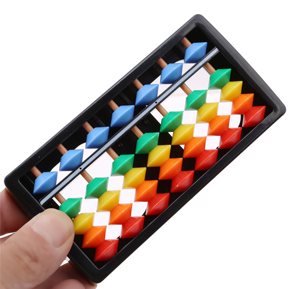 7 Digits Kids Maths Calculating Tools Plastic Abacus Arithmetic Maths Kids Early Learning Educational Caculating Tools Gifts #30