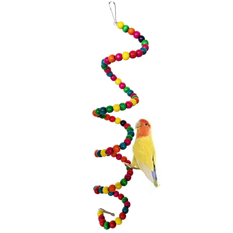 7PCS/Set Parrot Toys Pet Birds Parrots Chew Toy Funny Birds Toys Swing Bell Rope Cotton Toys for Birds Pets Accessories