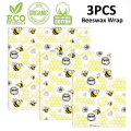 Zero Waste Reusable Storage Wrap Sustainable Organic Cheese Food Wrapping Paper BPA & Plastic Free Beeswax Food Wrap