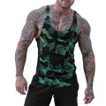 Men Bodybuilding Tank Top Camouflage Sleeveless Shirt Boy Quick-drying Gyms Fitness Workout Vest Summer Brand Clothing Tanktops