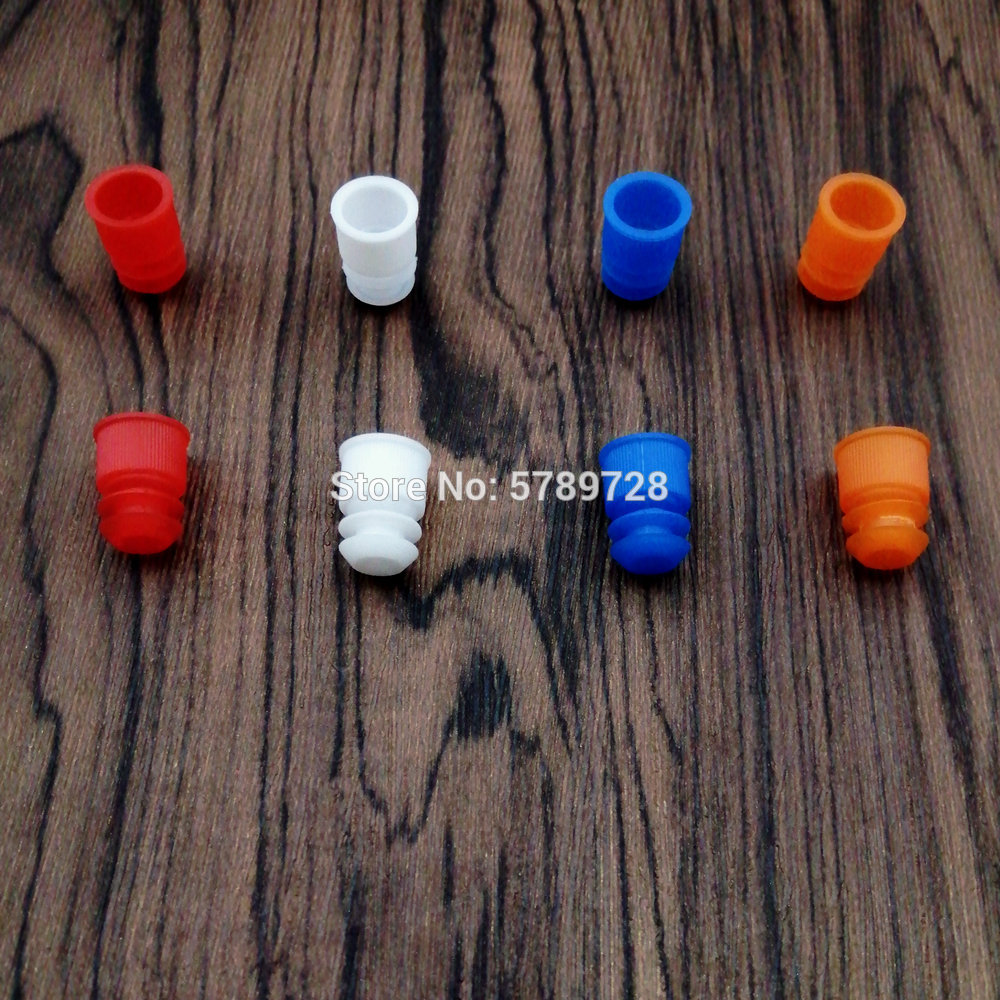 100PCS 13*78mm School Supplies Lab Equipments Clear Plastic Test Tube, Round Bottom Tube with plastic color stopper push cap