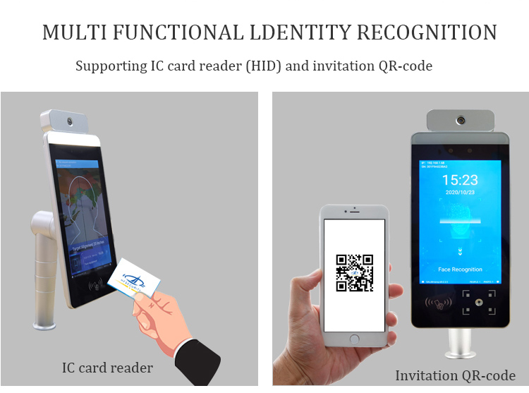 8 Inch High Performance Face Access Recognition Terminal