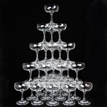 1Piece Wedding Champagne Tower Cup Glass Stack Tower Cup 3 layers 5 layers 6 layers