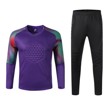 new soccer jersey goalkeeper shirts long sleeve pants football wear goalkeeper training uniform suit kit protection clothing