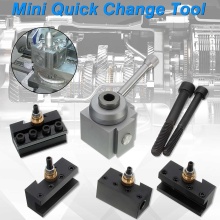 Mini Quicks Change Tool Post Holder Kit Set For Table Hobby Lathes