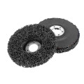 DRELD 1Pc 115*22mm Clean & Strip Coarse Grinding Disc Poly Strip Wheel Disc Paint Rust Removal Clean Grind Wheel Grinder Tools