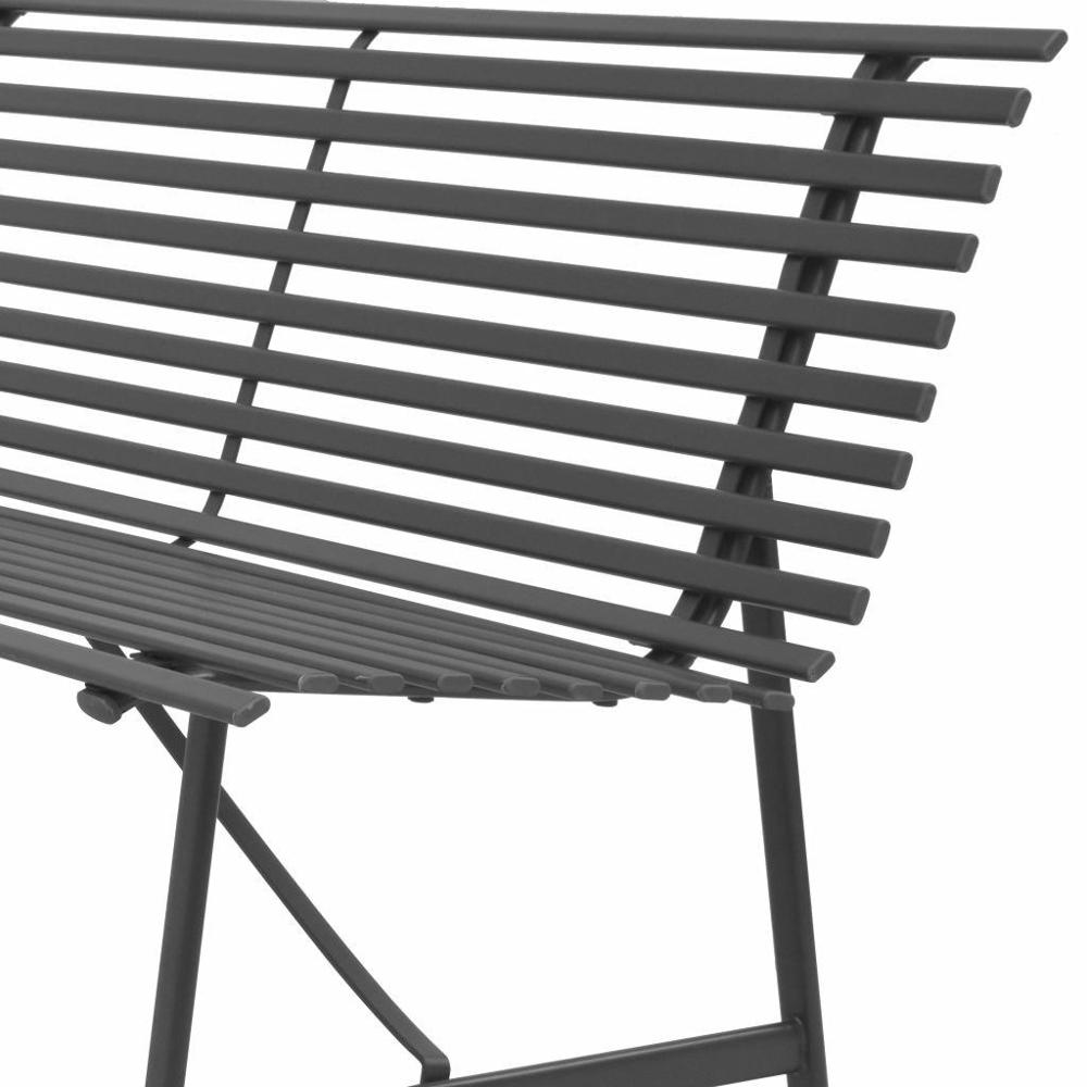 [AU Warehouse]Furniture Garden Bench 150 cm Steel Anthracite