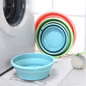 Large Size Portable Plastic Basin for Wash Car Clothes Vegetable Washing Folding Basins Home Kitchen Bath Foot Fold Basin Bucke