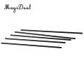 MagiDeal 5Pcs Black Carbon Fiber Tubes Hollow Pipe for Model Building Sand Table Model RC Airplane Lights Rack Garden Decor