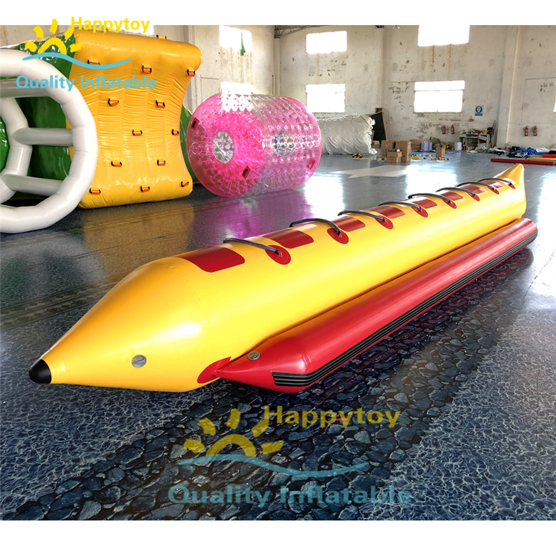 8 person Inflatable fly fish water sports Commercial Inflatable Banana Boat Towable Tube For Skiing On Water