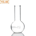 YCLAB 100mL Volumetric Flask Steel Two Use Bottle Glass with one Graduation Mark Laboratory Chemistry Equipment