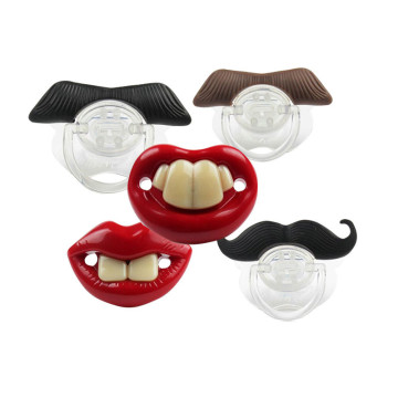 Newborn Baby Funny Silicone Dummy Nipple Teethers Toddler Pacy Orthodontic Nipples Teether Soothers For Baby Baby Pacifier