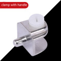 8PCS Half Round Semi-circle 5-9mm thick Glass Clamps glass shelf bracket clamp bracket support bracket Corner Bracket Clips