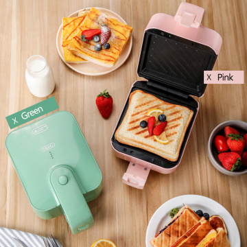 220V Electric Sandwich Maker Waffle Maker Toaster Baking Multifunction Breakfast Machine Pancake Sandwichera Double Side Heating